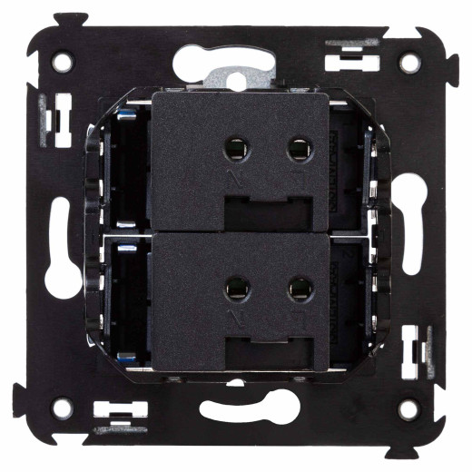 USB зарядное устройство в стену 2.1 А, Avanti, закаленная сталь