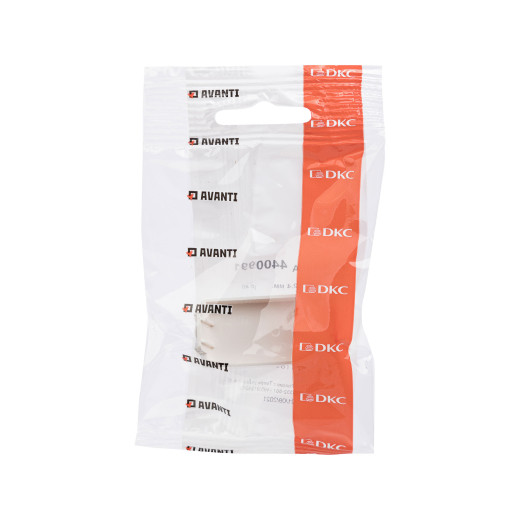 Заглушка модульная, Avanti, белое облако, 1 модуль