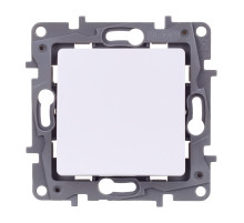 Legrand Etika Белый Переключатель промежуточный 1-клавишный, винтовые клеммы, 10AX, 250 В.