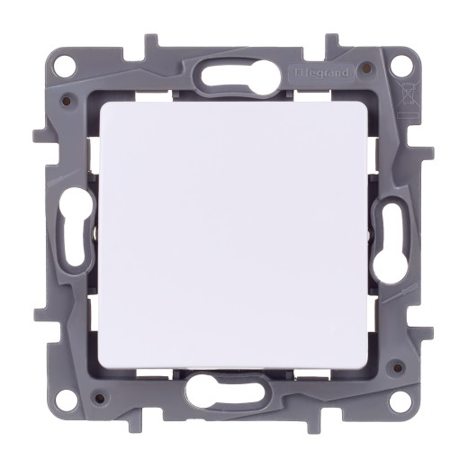 Переключатель перекрёстный одноклавишный - Legrand Etika - 10АХ 250В винтовые зажимы - белый