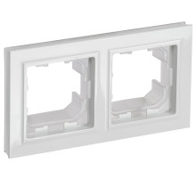 IEK BRITE BASE Белый Рамка 2-м IP44 РУ-2-БрБ-44