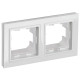 BRITE Рамка 2-мест. IP44 РУ-2-БрБ-44 бел. IEK