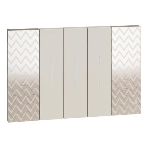 LIVING NOW. Декоративная рамка 3 модуля.Цвет 