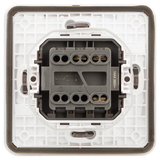 Переключатель ЭРА Эксперт 11-1523-01 IP55 10АХ-250В СУ белый