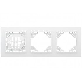 EKF Basic Минск Белый Рамка 3-ая горизонтальная.