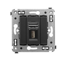 DKC Avanti USB 2.0 розетка одинарная в стену, тип А-А, 