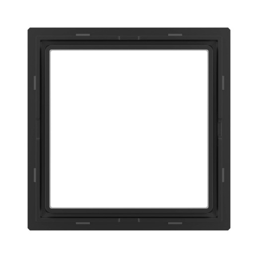 Декоративная вставка для металлических рамок 1 пост (2 мод.), Avanti, черная