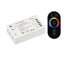 Arlight Контроллер ARL-OVAL-RGBW Black (5-24V, 4x4A, ПДУ Овал, RF) (IP20 Пластик, 3 года)