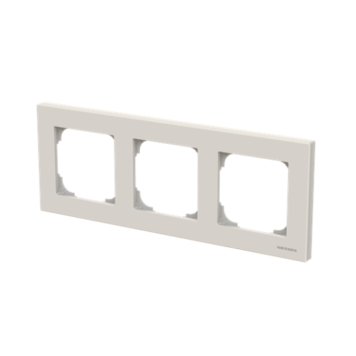 Рамка 3-постовая, серия SKY, цвет Дюна