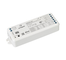 Arlight Контроллер SMART-TUYA-BLE-MULTI-SUF (12-24V, 5x3A, RGB-MIX, 2.4G) (IP20 Пластик, 5 лет)