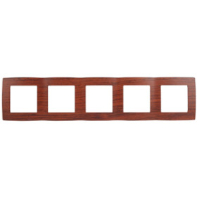 ЭРА 12-5005-08 Рамка на 5 постов, Эра12, вишня (10/100/1600)