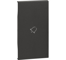 BT Living now Черный Лицевая панель с символом звонок для выключ и переключ 2 мод.