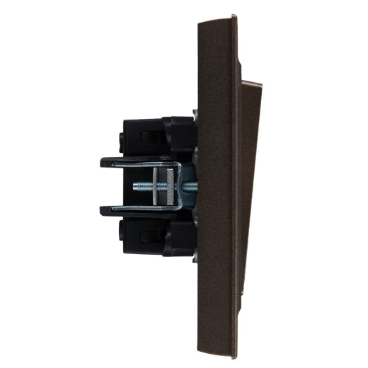 BRITE Выключ. 2-кл. 10А в сб. ВСР10-2-0-БрТБ бр. IEK