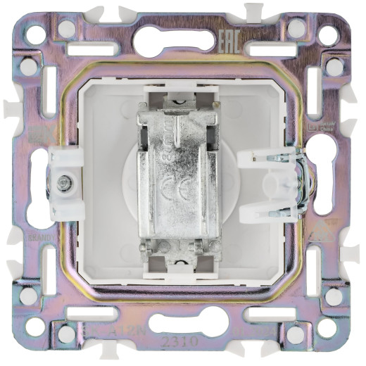 SKANDY Роз. TV оконечная SK-A12N никель IEK