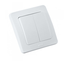 Hegel Мастер внутр Белый ВС16-351 Выключатель 2-клавишный