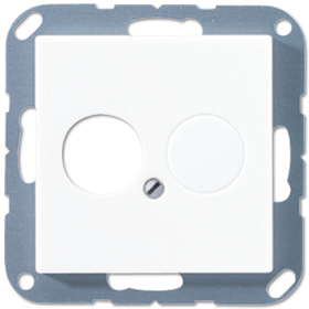 JUNG Крышка для 2-х гнезд белая