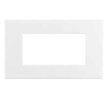 BT Axolute Air Матовая белая Рамка, итальянская модульность, 4 модуля.