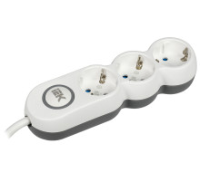 IEK UNO Удлинитель У03В 3 места 2P+PE/5м 3х1,5мм2 16А/250В UNO
