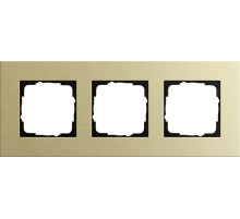 Gira ESP Алюминий Светлое золото Рамка 3-ая