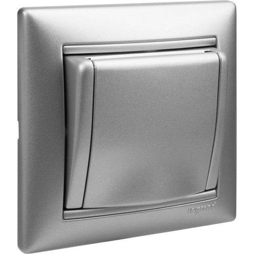 Рамка 1 пост - Legrand Valena - алюминий