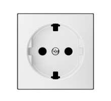 ABB SKY Альпийский белый Накладка для розетки SCHUKO с плоской поверхностью
