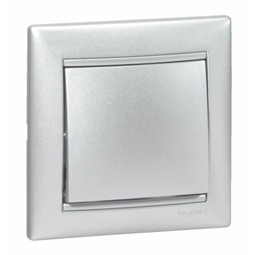 Рамка 1 пост - Legrand Valena - алюминий