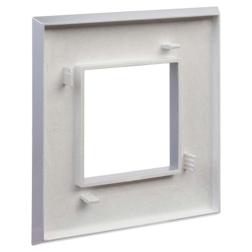 Рамка 1 пост (2 мод.), Avanti, закаленная сталь