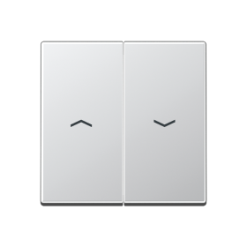 JUNG A 500 Алюминий Клавиша 2-ая жалюзийная