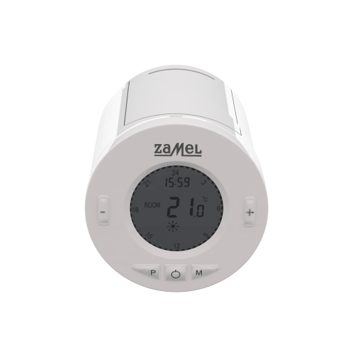 Zamel Exta Life Термоголовка на радиатор, программируемая