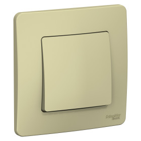 Systeme Electric Blanca внутр Беж Выключатель 1-клавишный (cх.1), 10А, 250B