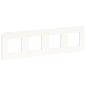 Schneider Electric Unica Studio Белая/Белая Рамка 4-ная