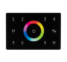 Arlight Панель Sens SMART-P85-RGBW Black (230V, 4 зоны, 2.4G) (IP20 Пластик, 5 лет)