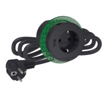 Schneider Electric Unica System+ Антрацит Блок розеточный (2к+з)+usb тип А