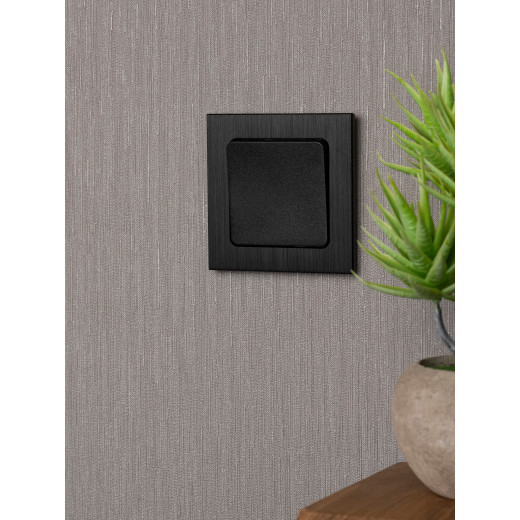 Стокгольм Механизм Выключателя 1-кл. проходного 10А автоматические клеммы черный EKF PROxima