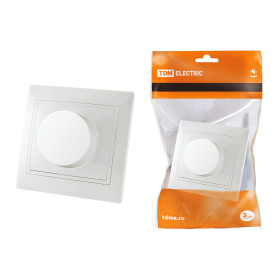 TDM Светорегулятор поворотный RL 600 Вт белый 