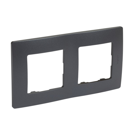 Рамка 2 поста - Legrand Etika - антрацит
