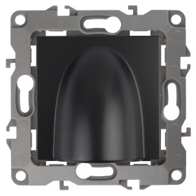 ЭРА 12-6003-05 Вывод кабеля, Эра12, антрацит (10/100/1200)