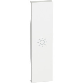BT Living now Белый Лицевая панель с символом лампа для выключ и переключ 1 мод.