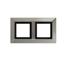 DKC Avanti Рамка из металла, никелированная, 2 поста (4 мод.)