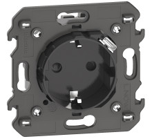 BT Living now Черный Механизм Розетка комби нем стандарта 2R+З со встр зар устройством USB C ~250В 16А/=5В 15А 2 мод.