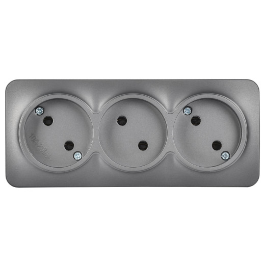 GLORY Роз. 3-я без з/к/ш о/у 10А РС23-2-ХСм сталь м. IEK