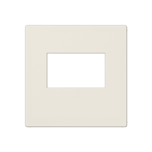 Kрышка для USB-зарядный устройств, без видимого винта, термопласт, слоновая кость