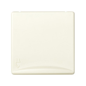 Simon 27 Мех Слоновая кость Розетка 2к+з Schuko с крышкой, винтовой зажим, 10/16А 250V