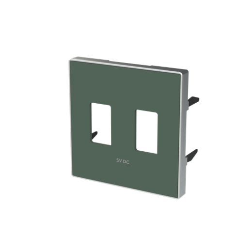 Накладка для механизма 2хUSB зарядного устройства, серия SKY, цвет Комодоро