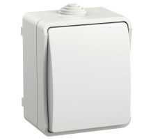 IEK FORS Выкл. кноп. о/у IP54 ВСк20-1-0-ФБ бел.