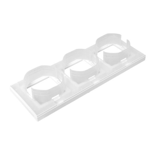 3 - местная рамка, IP44, белая, пластик Эпика EKF