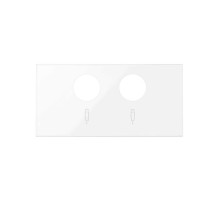 Simon 100 Белый глянец Накладка розетки R-TV+SAT