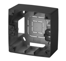 ЭРА 12-6101-05 Коробка наклад. монтажа 1 пост, Эра12, антрацит (20/200/1200)