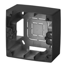 ЭРА 12-6101-05 Коробка наклад. монтажа 1 пост, Эра12, антрацит (20/200/1200)