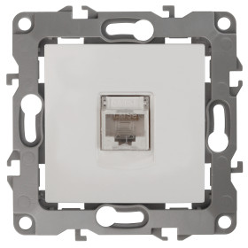 ЭРА Розетка Серия 12 12-3107-01 информационная RJ45 IP20 белый